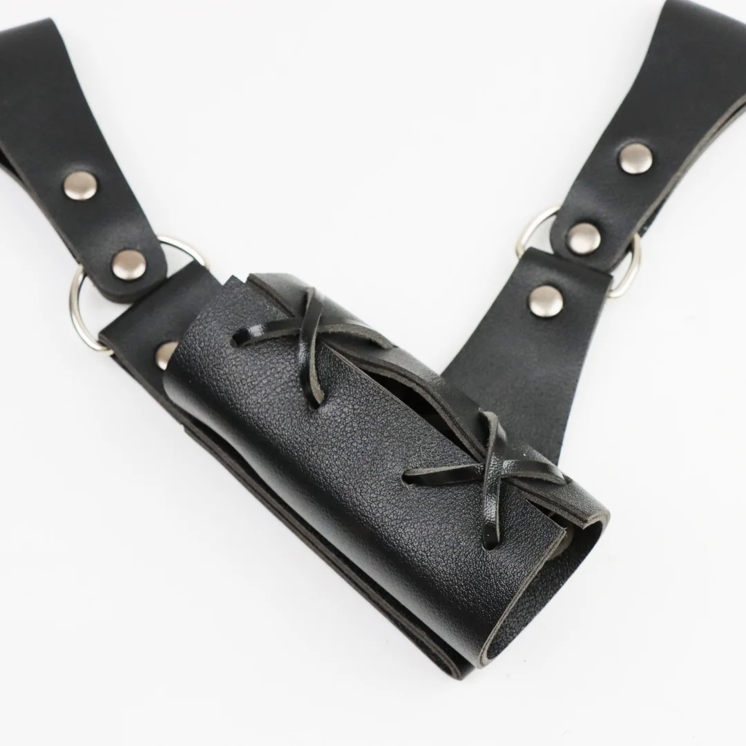 Vintage Holster Frog Kostüm-Rapier Mittelalterlicher Schwerthalter Scheide Waffen-Gürtelring Riemen – Detail 7
