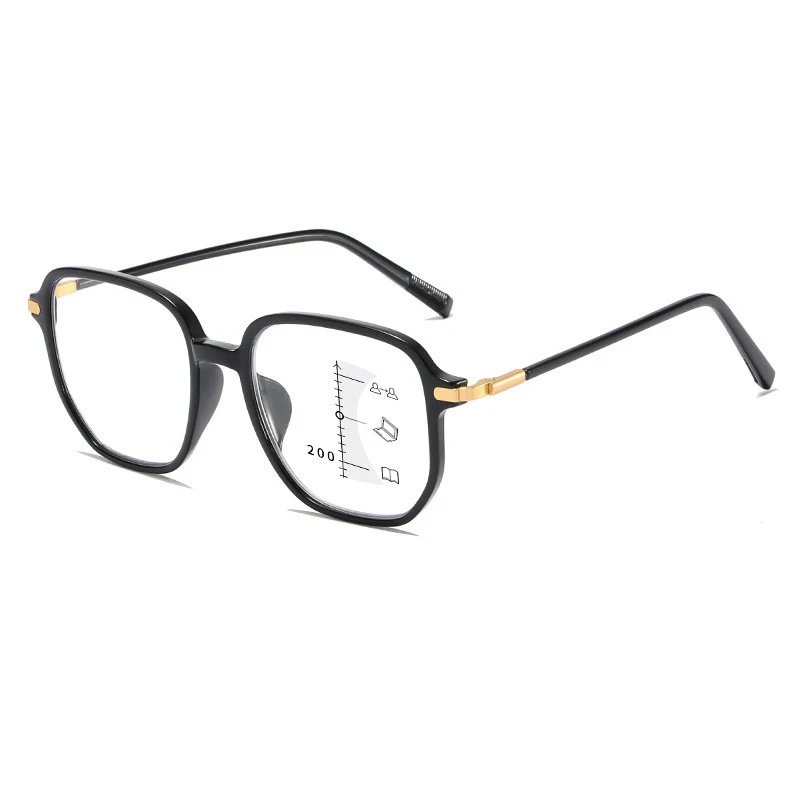 Progressive Multifocal Reading Glasses Anti Blue Light Presbyopia Eyeglasses Near Far Sight Spectacles Hyperopia Diopter To +4.0 3