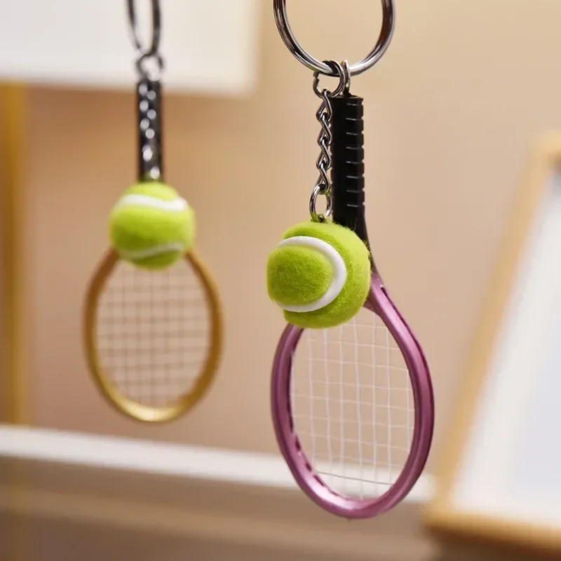 Description Picture 3 of itemSporting Goods Mini Tennis Tennis Rackets Keychain Creative Advertising Pendant Promotional Activities Promotional Small Gifts