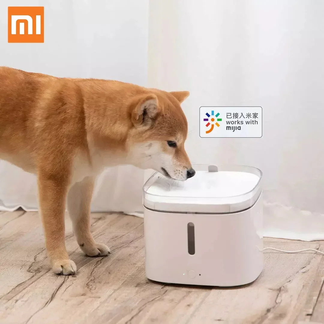 Mijia Xiaomi Smart Automatic Pets Water Drinking Dispenser Fountain Dog Cat Pet Mute Drink Feeder Bowl per Mijia Mijia APP