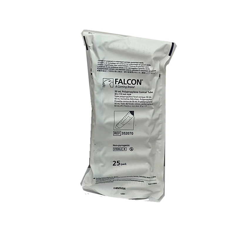 Corning Falcon 352070 50ml Conical Centrifugal Tubes 25 Pcs/Bag