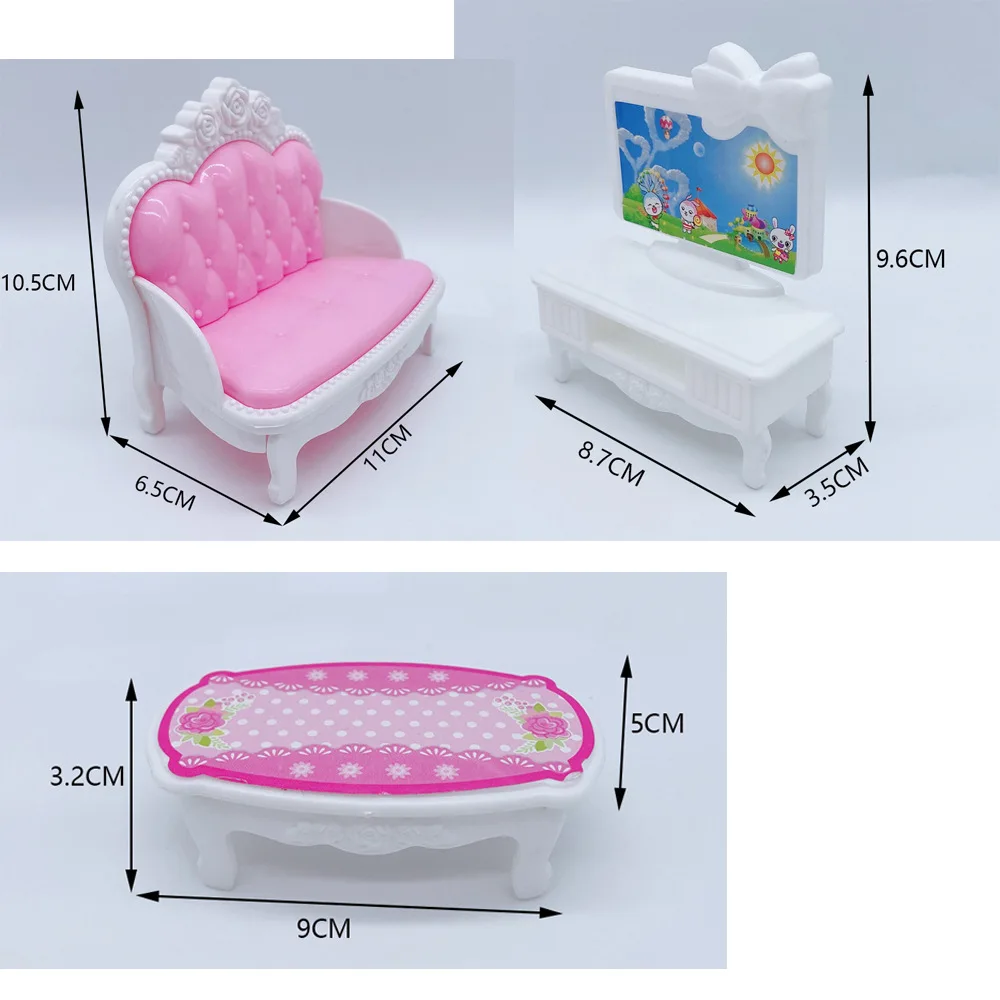 Doll Accessories Baby Dolls Pregnant Mom Father Children Family Set Christmas Birthday Present for Doll Game Toy,No Color Box 2