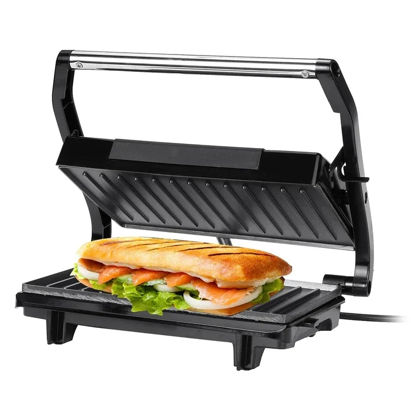 2024 Household Mini Steak Machine Hamburger Fried Egg  Sandwich Maker Non Stick Surface Grill Toaster EU Plug 3