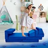 Premium Modular Kids Play Couch for Toddler Teens, Child Sectional Sofa for Bedroom Playroom Toy Living Room,Blue 5