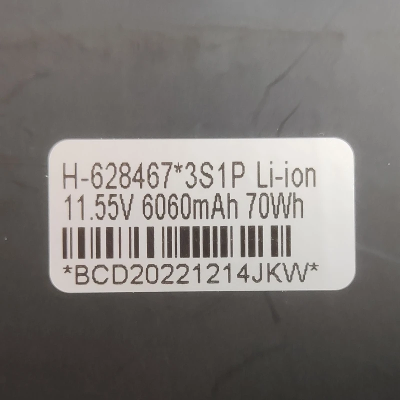 Chuwi Corebook x Pro pc Bateria do Portátil 6284673s1p-3 3icp7 85 67 11.55v 70wh 6060mah 15.6 in Tablet pc - Imagem 4