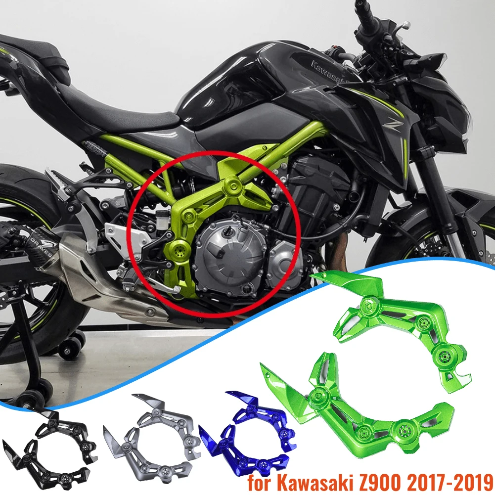 

Motorcycle ABS Plastic Frame Side Cover Body Trim Panel Fairing For Kawasaki Z900 Z 900 2017-2019 2018 Accessories