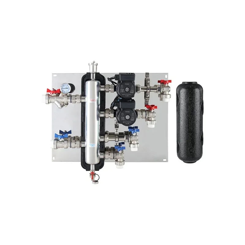 เตาติดผนังทําความร้อนใต้พื้นสแตนเลส, ถังเก็บน้ําผสมแบบคู่, เครื่องปรับแรงดันไฮดรอลิก 1