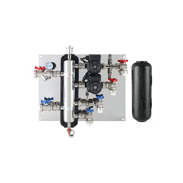 เตาติดผนังทําความร้อนใต้พื้นสแตนเลส, ถังเก็บน้ําผสมแบบคู่, เครื่องปรับแรงดันไฮดรอลิก 1