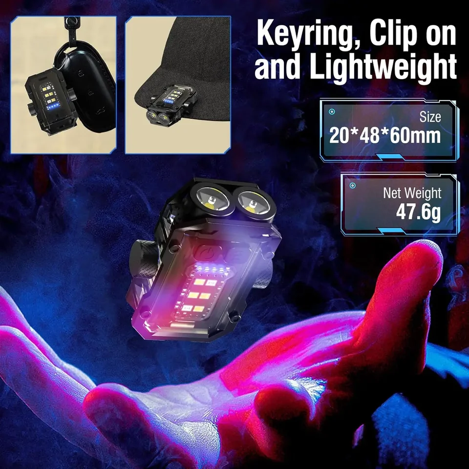 Stock Bureau - UNIROSS MINI Lampe de Poche LED Porte clés (3xLR44