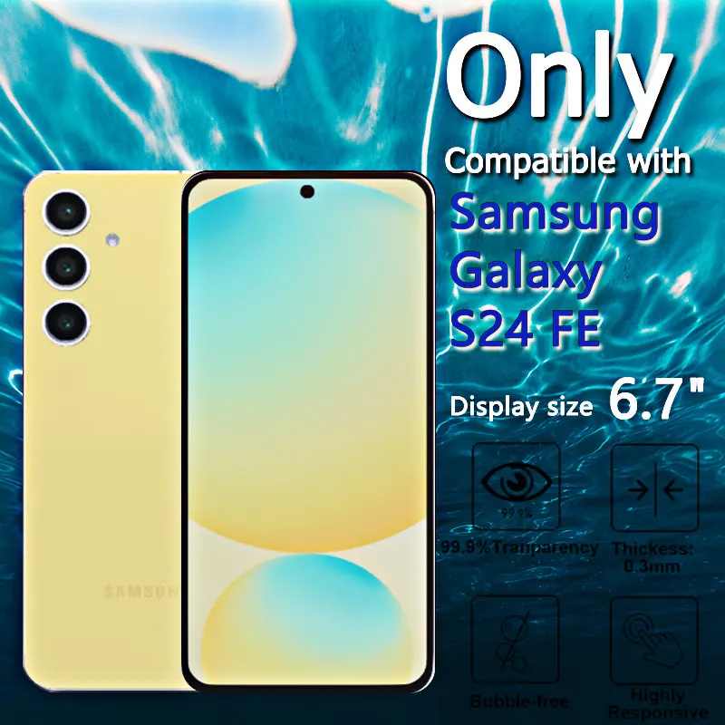 Premium Tempered Glass Screen Protector - Anti-Scratch, Case-Friendly, High Clarity
