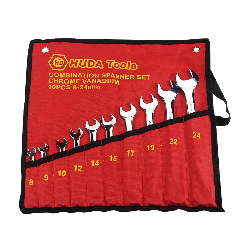 Open Plum Combination Wrench Set Multi-specification Open Box End Combination Wrench Multi-size Dual-purpose Wrench