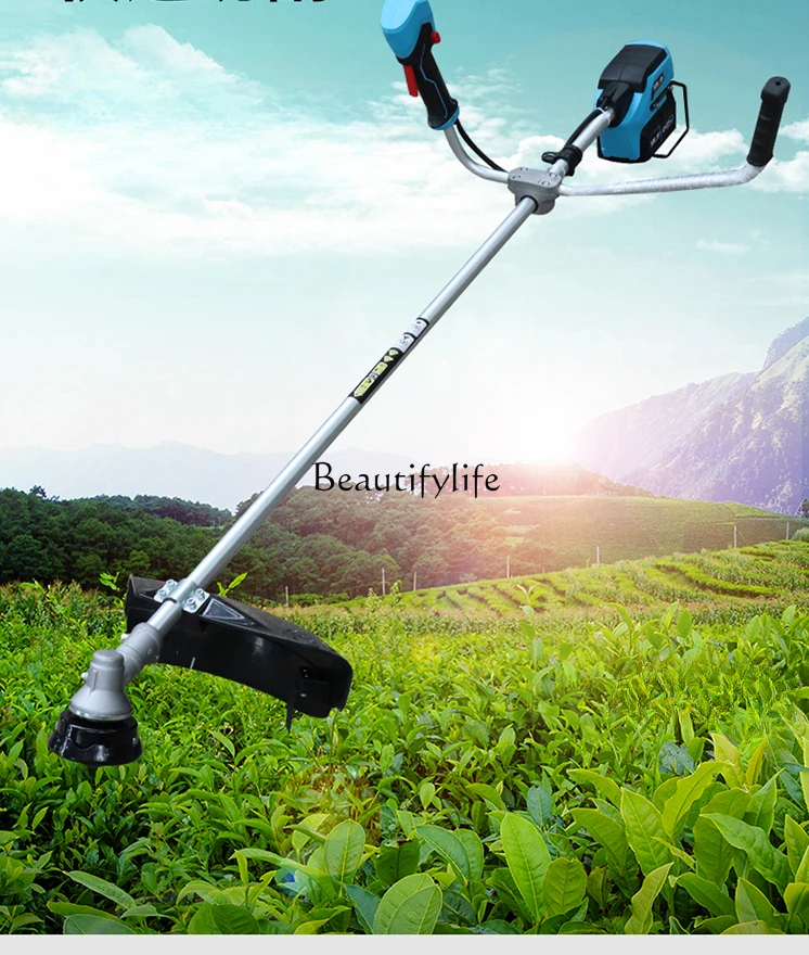 

Brushless Electric Mower Small Household Lithium Battery Grass Trimmer High Power Weeding Machine Rechargeable