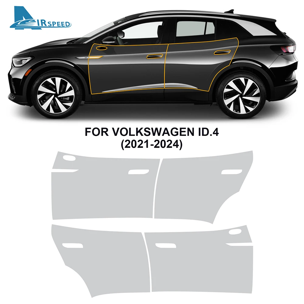 Pellicola Protettiva TPU Invisibile per Volkswagen ID 4 2021-2024, Strato Protettivo Antigraffio, Accessori per Modifica Auto - Image 3