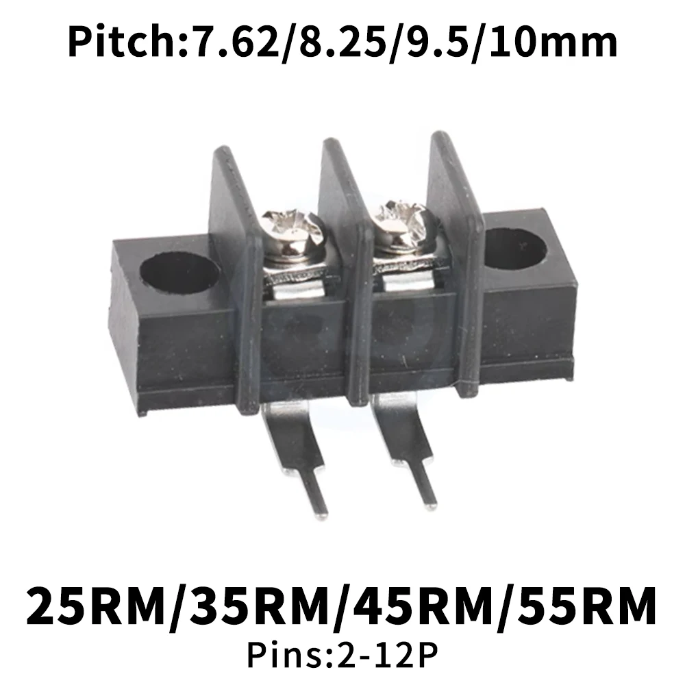 (10 Stück) KF 25RM - 7,62mm / 35RM - 8,25mm / 45RM - 9,5mm / 55RM - 10mm Gitter-Leiterplatten-Klemmenblock-Steckverbinder 2~12P 25/35/45/55RM