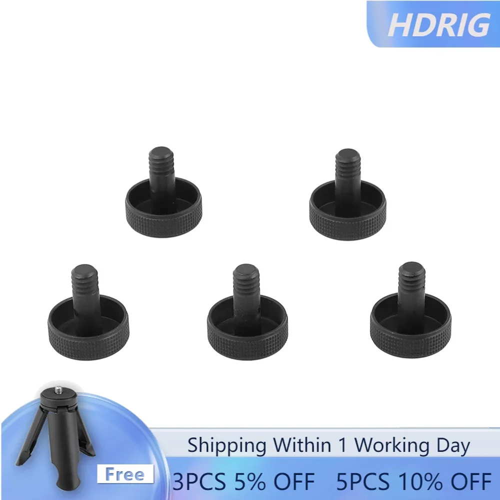 

HDRIG 1/4"-20 Male Thread Screw Plug For DJI OSMO Stabilizer Gimbal External Extention Accessory (5 Pieces)