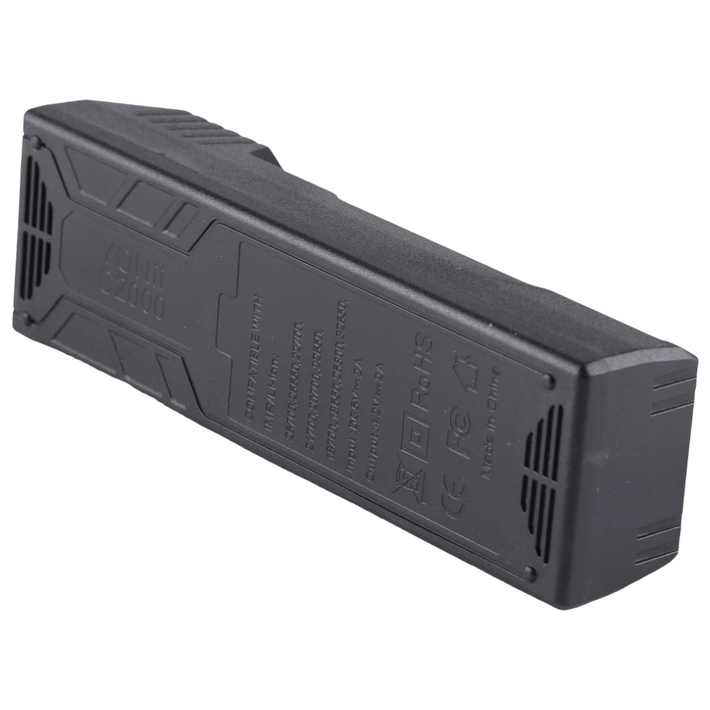 Yonii 26800 Charger for 3.7-4.2V Li-ion 18650 21700 26650 26800 32650 Flashlight Battery battery charger