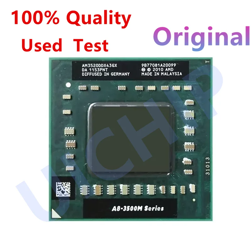 Original A8-Series A8-3520M A8 3520M GHz Quad-Core Quad-Thread