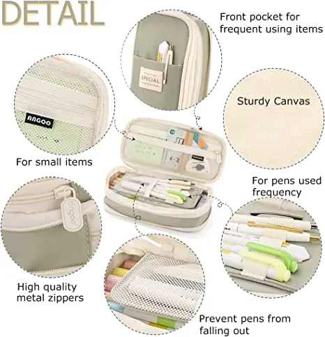 여아용 대용량 필통, 학생들의 꿈의 정돈방법