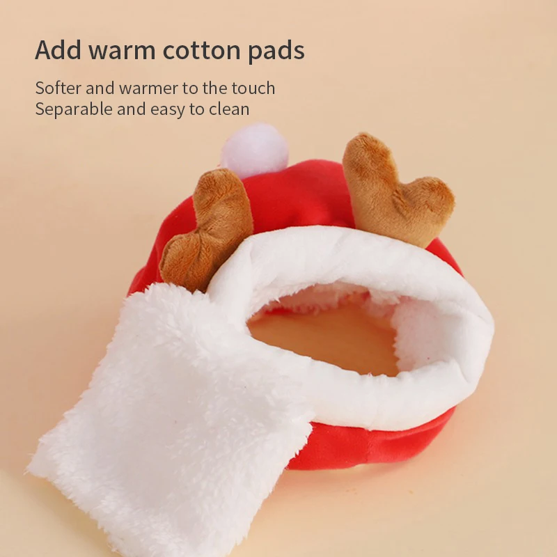 Hamster Cage Soft Warm Bed Pet Rat Hammock Pig Squirrel Winter House Velvet Nest Sleeping Warm Bed Small Pet Items