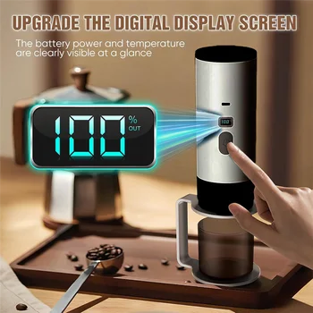 B64B-3In1 Caffettiera elettrica a batteria da lavoro Caffettiera portatile 3in1 72W 12V Macchina per caffè espresso per auto e campeggio domestico 1