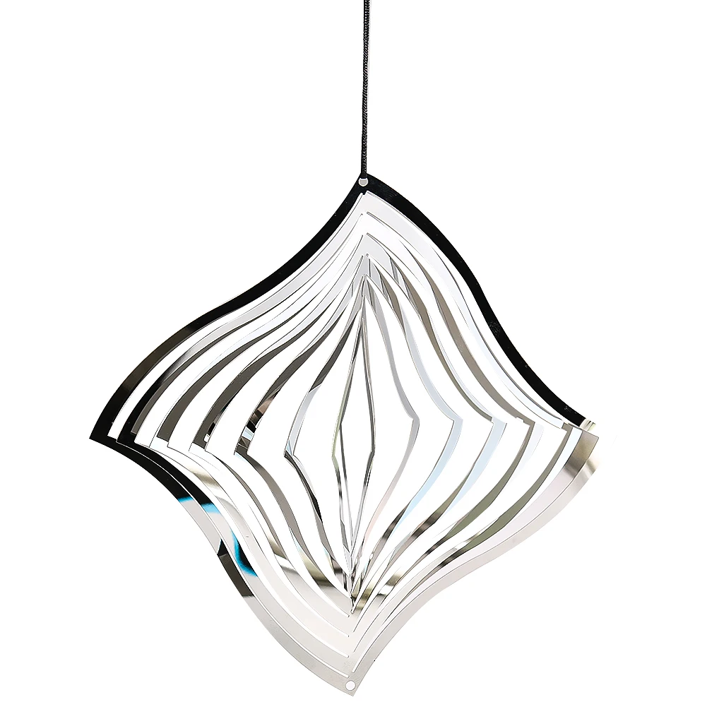 2 Pezzi Girandola Da Giardino A Sublimazione – Alluminio 3D Doppia Faccia – Fai Da Te