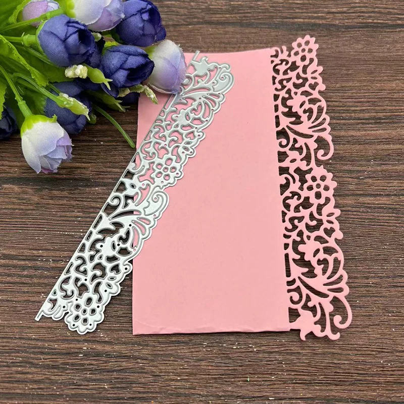 Новинка 2022, трафареты для резки металла с цветочным кружевом, для творчества, для скрапбукинга, декоративное тиснение, шаблон для рукоделия
