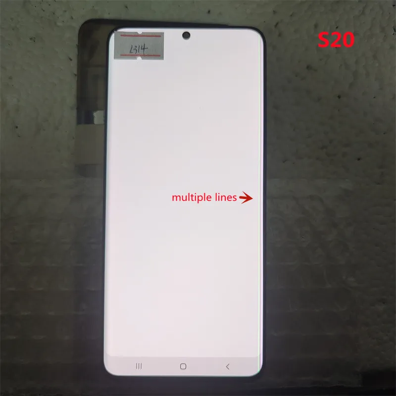 Ｚ S20  AMOLED LCD ũ ü,  , G980, G980F, G980F/DS, S20 ÷ ġ ũ Ÿ 2