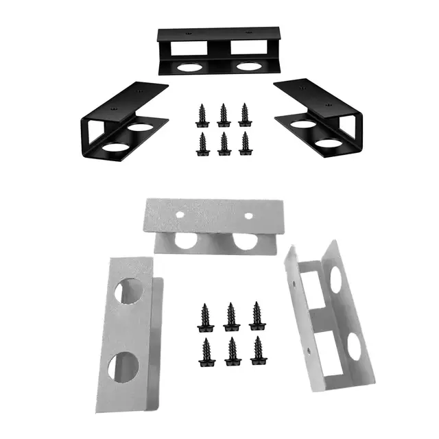 3x Under Desk Laptop Mount Bracket Keyboard Storage under Table Shelf with Screw Heavy Duty Notebook Bracket Laptop Holder Mount