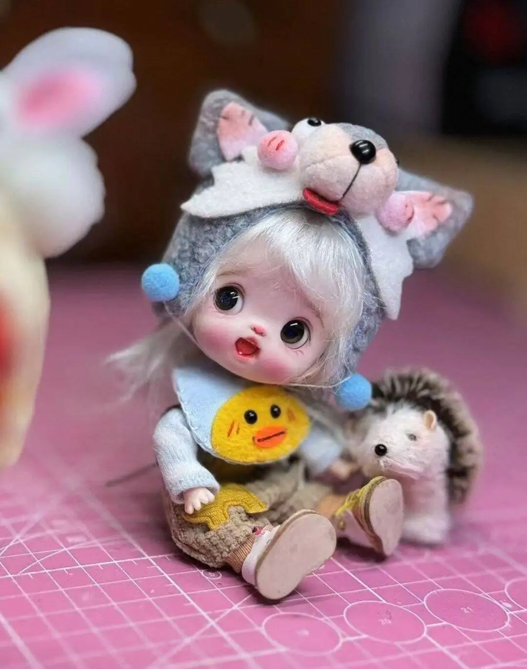 OB11 인형 클레이 인형 옷 OB11 옷 머리 크기 14 14.5CM 신발 없음