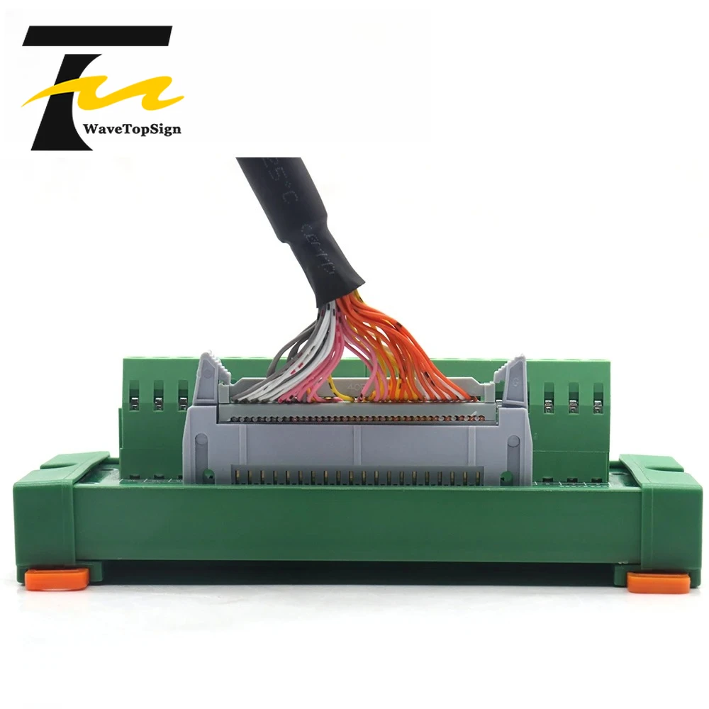 웨이브탑사인 Idc40 터미널 블록 브레이크아웃 보드 Idc40 커넥터 Plc 릴레이 어댑터 Idc40 브레이크아웃 보드 Idc40 데이터 케이블