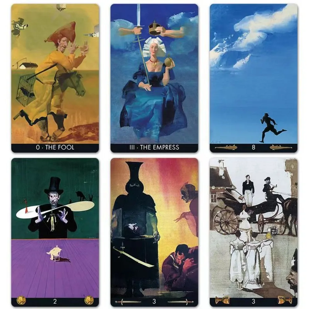Ferenc Pinter Tarot 12*7cm Beyond The Edges of Reality In Rigid Box with Guidebook for Beginners 78 Pcs Cards 6