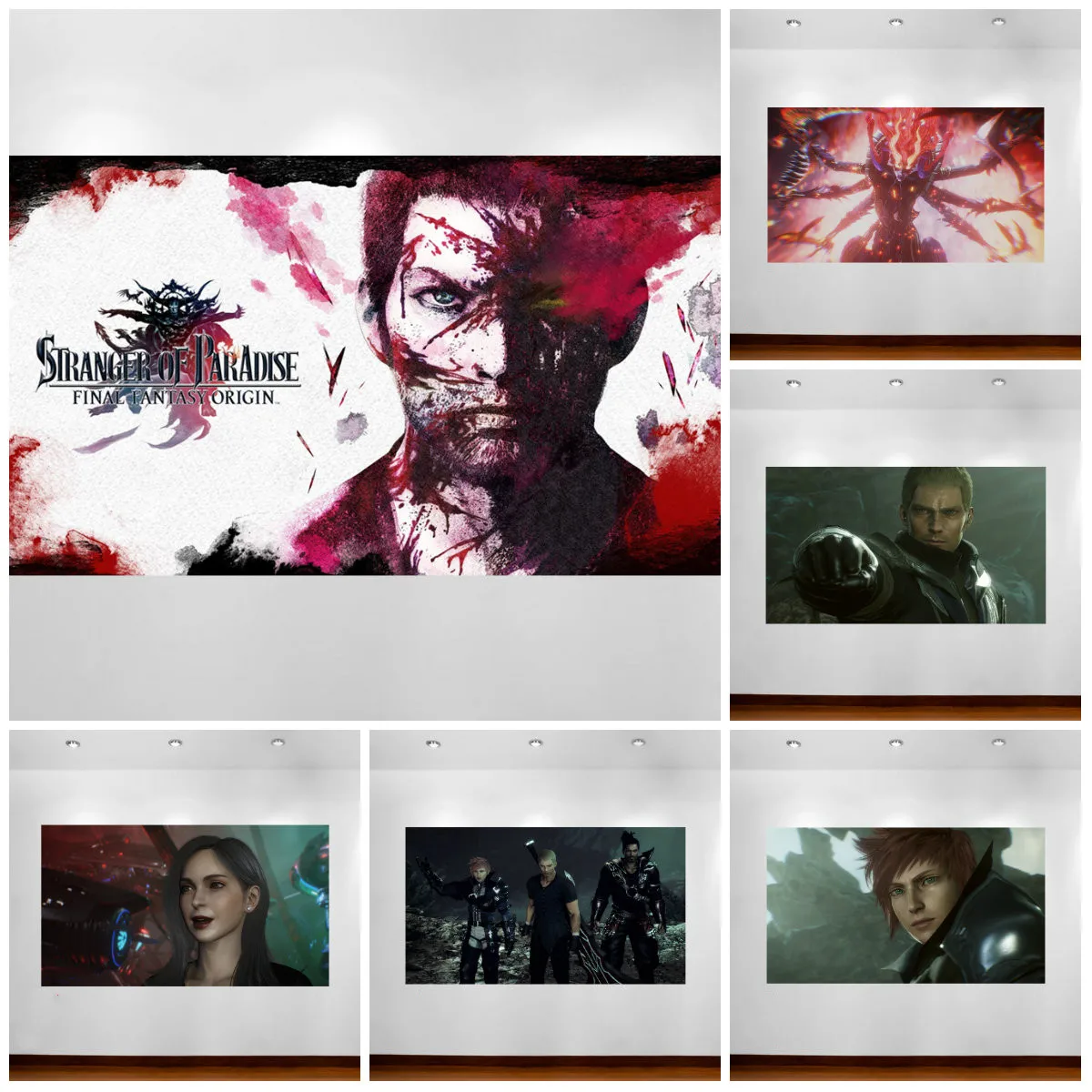 Stranger Of Paradise Final Fantasy Origin Videogioco Anime Poster Canvas Painting Live Room Wall Decor Home Decoration Painting