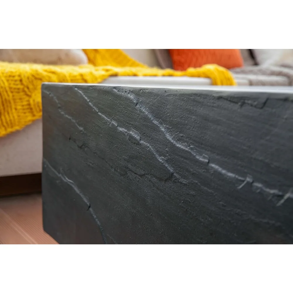 40" Large Square Concrete Coffee Table, Modern Minimalist Coffee Table, Concrete Furniture, Accent Table 6