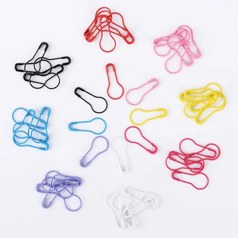 금속 조롱박 바늘 DIY 수제 바느질 도구, 의류 고정 안전 핀 버클 바늘, 퀼팅 상자 포함