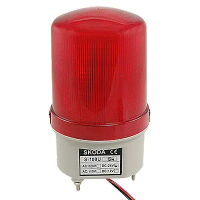 

DC 24V Waterproof Red LED Industrial Signal Tower Safety Indicator Lamp
