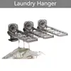 U6XB Suction Cup Clothes Hanger Foldable Hanger with Suction Cup Retractable Wall Mounted Clothing Drying Rack 5