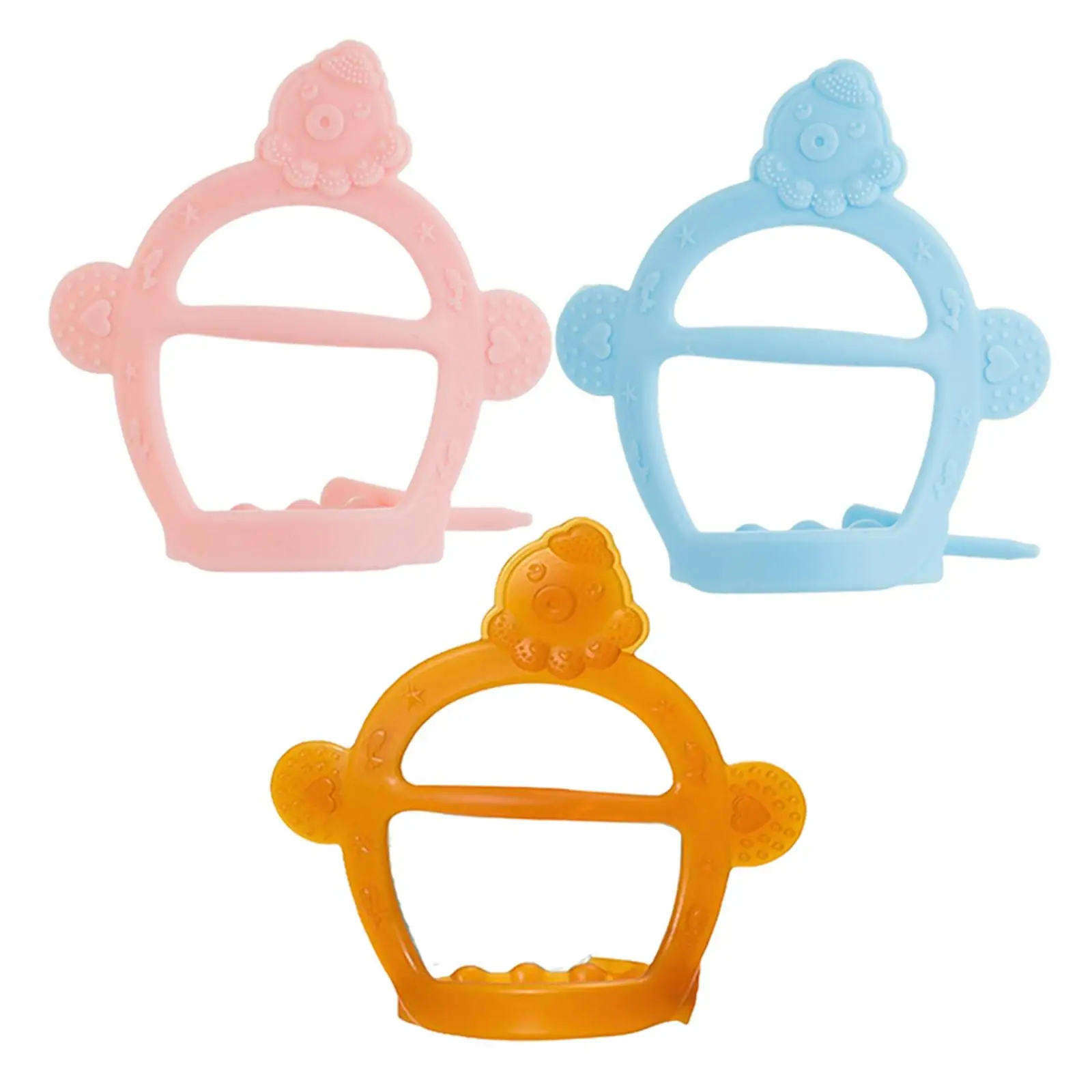 Baby Molar Stick Toy, Silicone Soft Soothing Teething Teething Finger Toothbrushes for Infants Kids Toddlers