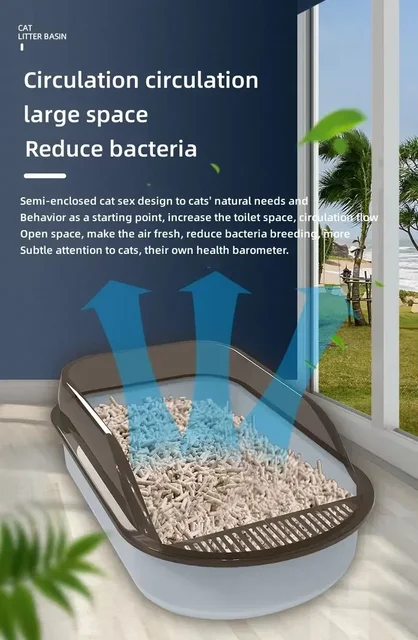 대용량 고양이 쓰레기통: 깨끗하고 편안한 집안을 위한 솔루션