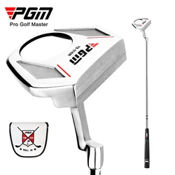 Men's Low Center of Gravity Putter with Ball Picking Function and Aiming Line (Silvery)