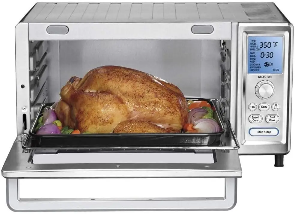 Toaster Oven, Stainless Steel, 16.93"D x 20.87"W x 11.42"H 5