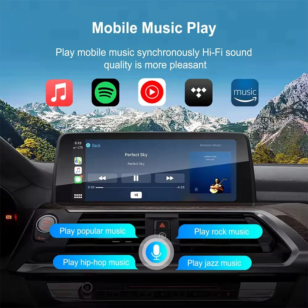 안드로이드 오토 NBT 모듈 BT 연결 자동 연동 박스 NBT 시스템 미러링크 모듈 (BMW F7 F10 F15 F20 F25 F30 F80 용)