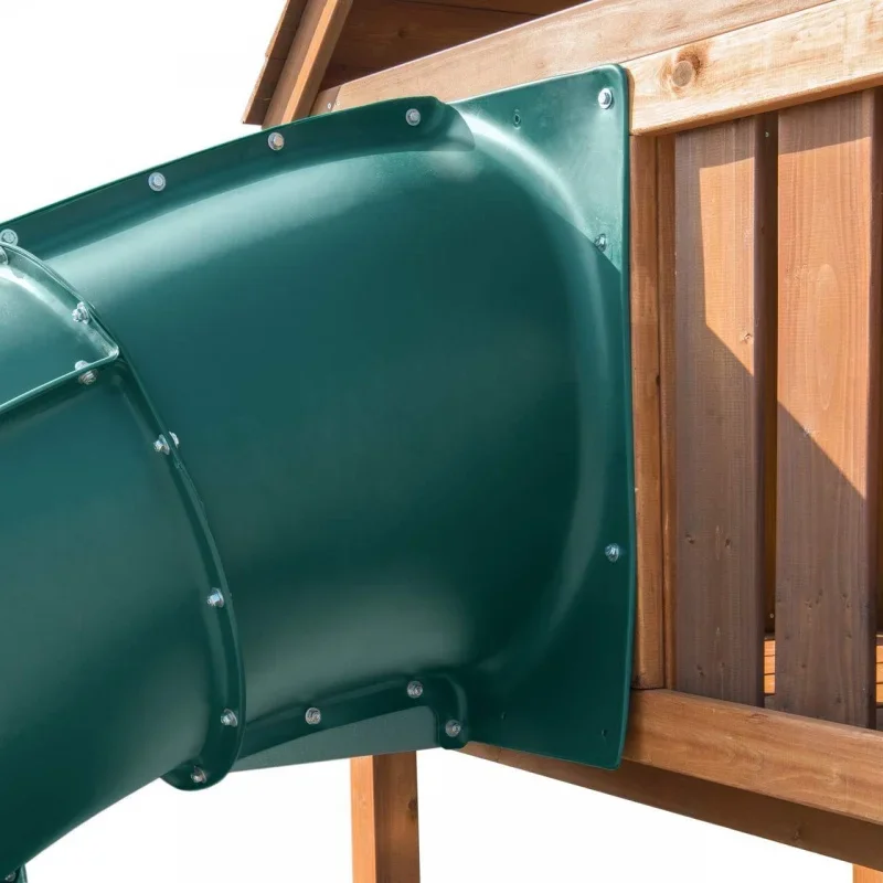 7 ft.Turbo Tube Slide , Green