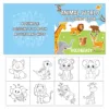 Animal Coloring Book Adorable Animal Character Drawing Book 40 Sheets Coloring Doodles Book Easy And Simple Designs For DIY 2