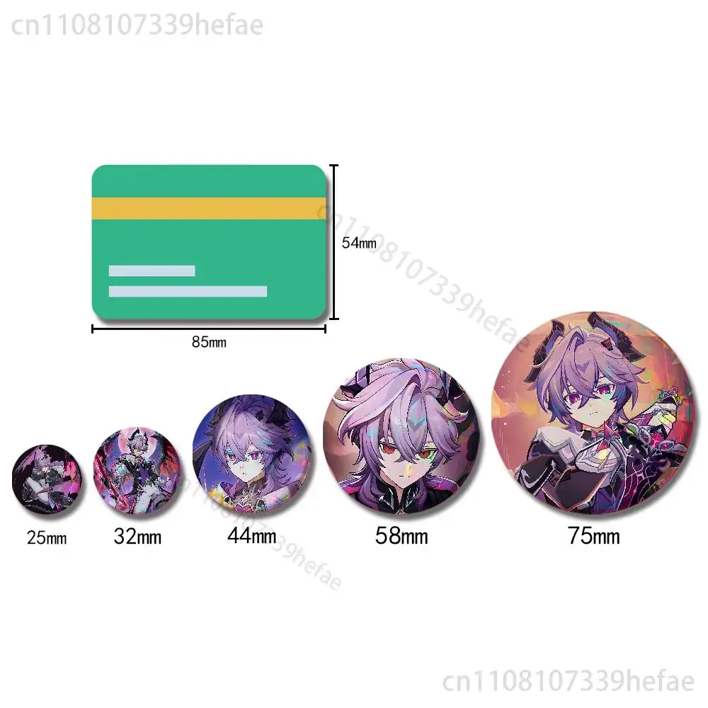 Genshin Impact Collectible Durin Badge - Round Cosplay Pin & Souvenir Gift