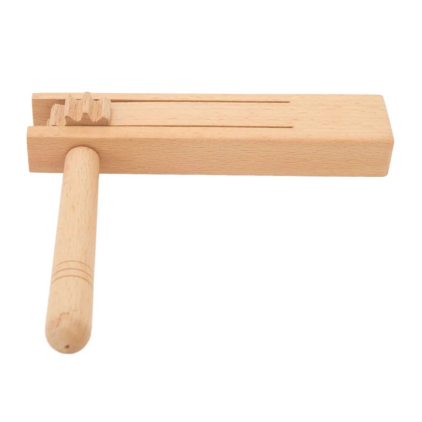 Wooden Noise Maker Convenient Use Lightweight High Hardness Hand Noisemaker Multipurpose for Games Gatherings Celebrations