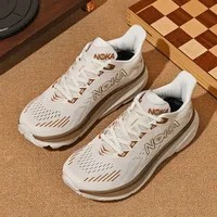 Men's Running Shoes Jogging Breathable Mesh Cushioning Non-Slip Outdoor Luxury shoes Couple Trainer Race Sneakers Off-road Shoes - Image 4