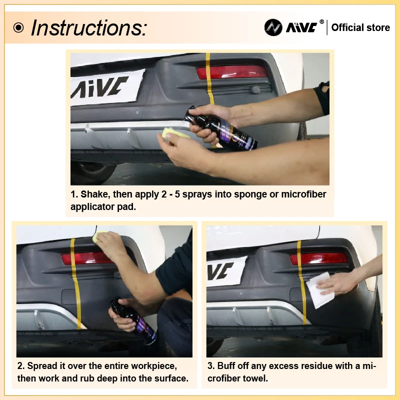Plastic Restorer Car Plastic Restorer Car Cleaner Car Cleaner Spray Car Plastic Trim Rubber Restorer Back To Black Gloss Spray Plastic Long Lasting Polish Renovator Cleaning Coating Car Detailing