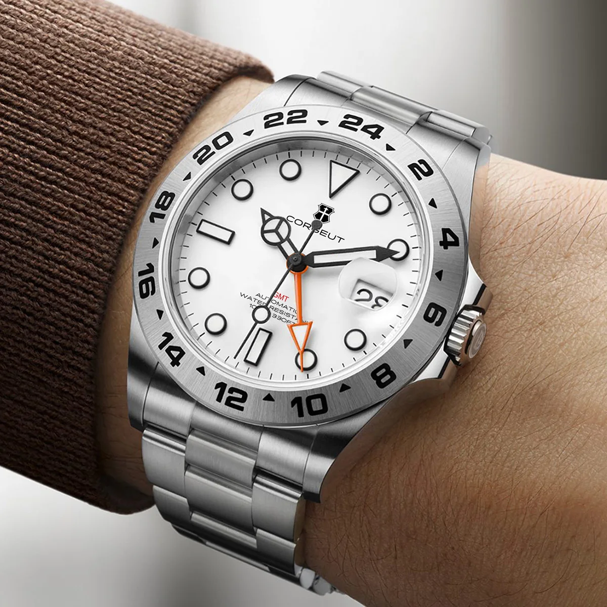 39MM Automatic Mechanical Mens WristWatch
