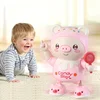 Electric piggy with music light move sing dance twist Pets Pig baby toys Walking Cute Smart early educational Doll for children 3