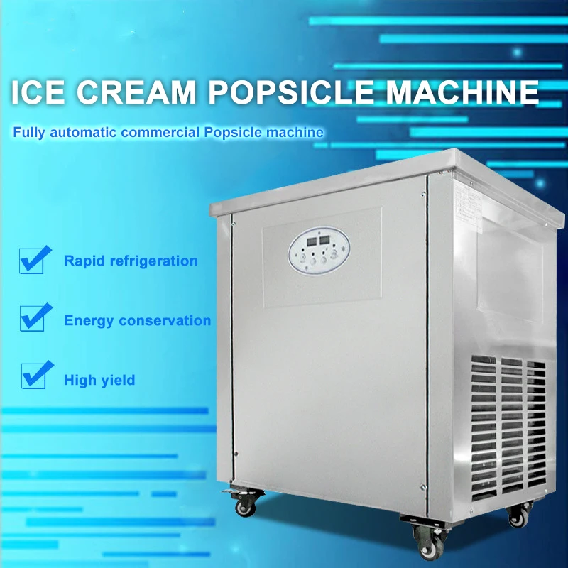 

Commercial Ice Lolly Making Machine Stainless Steel Ice Cream Frozen Yogurt Machines Single Mode Popsicle Maker Machine